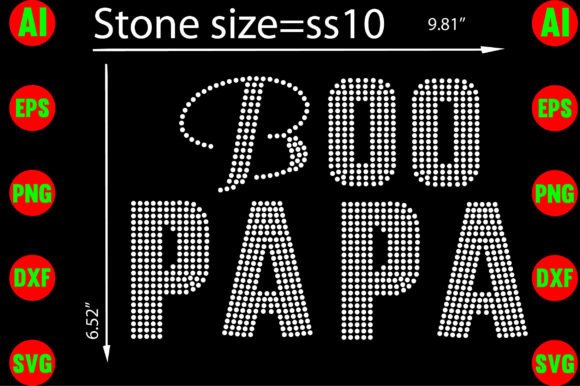 Boo Papa Rhinestone Templates: Creative Sparkle for Your Projects