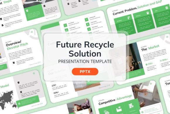 Future Recycle Solution: A Modern PPT Template for Green Brands