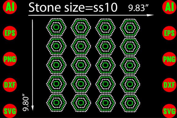 Pattern Rhinestone Templates Design: Sparkle Meets Practicality