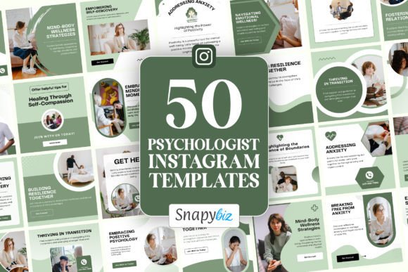 Professional Psychologist Instagram Canva Templates