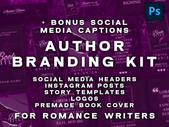 Romance Book Social Media Templates Kit: A Designer's Take