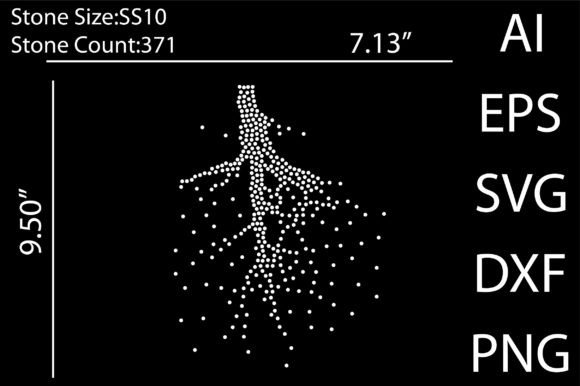 Root Rhinestone Templates Design: From Digital File to Dazzling Reality