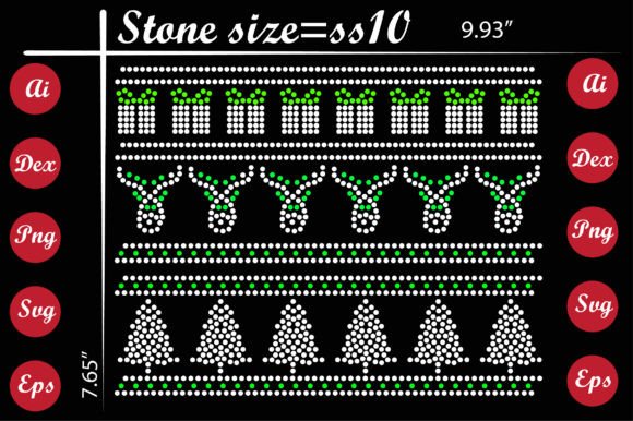 Sparkle Your Season: Using Christmas Rhinestone Templates